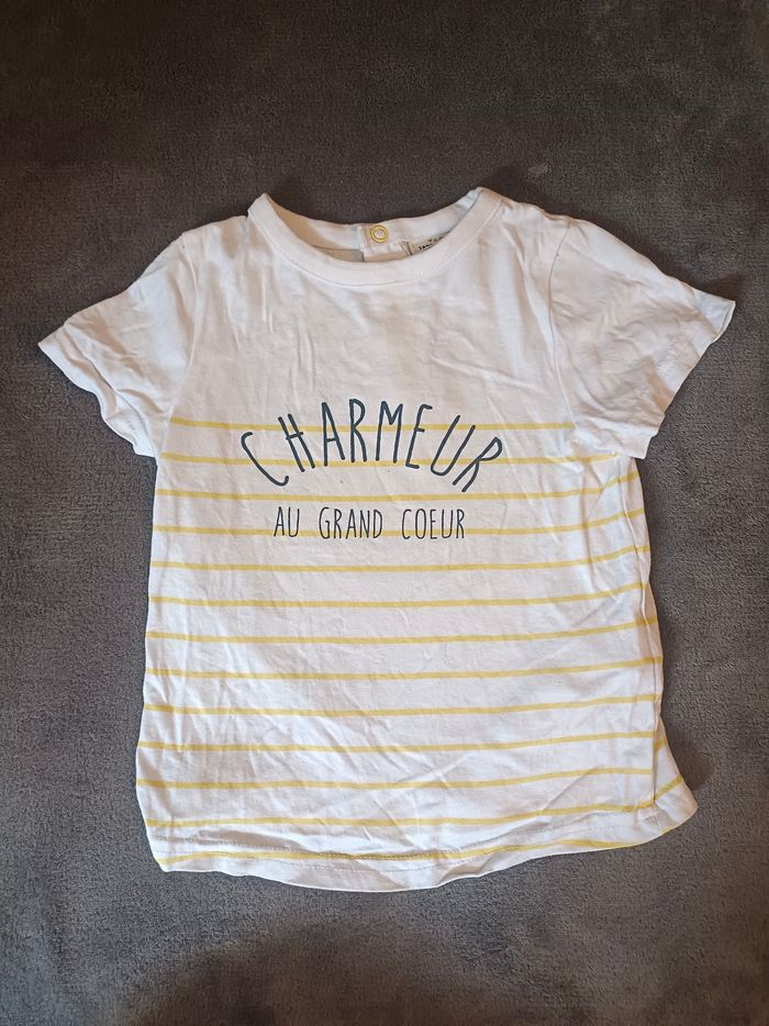 Tee-shirt  - "Charmeur au grand coeur"