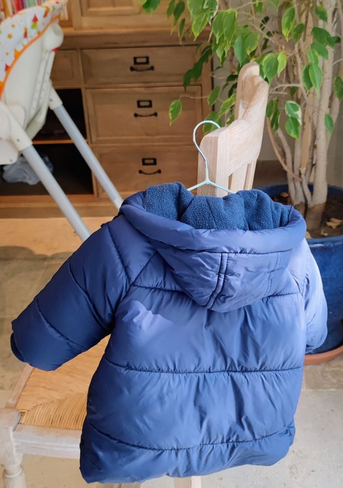 Doudoune 👶mixte bleue marine 12 - 18 mois 👶🌈 - photo numéro 2