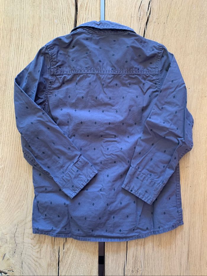 Lot 2 chemises manches longues garçon 5 ans - photo numéro 6