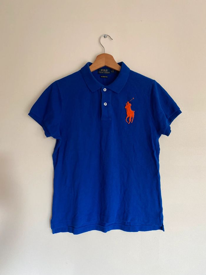 Polo bleu
