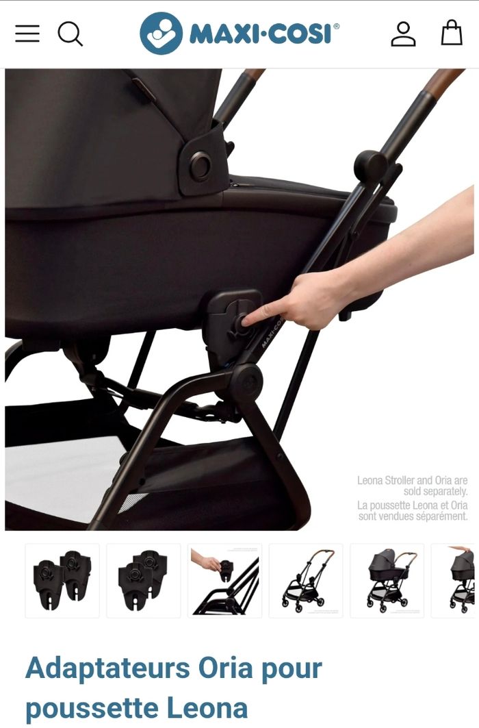 Adaptateur poussette Leona bébé confort - photo numéro 5