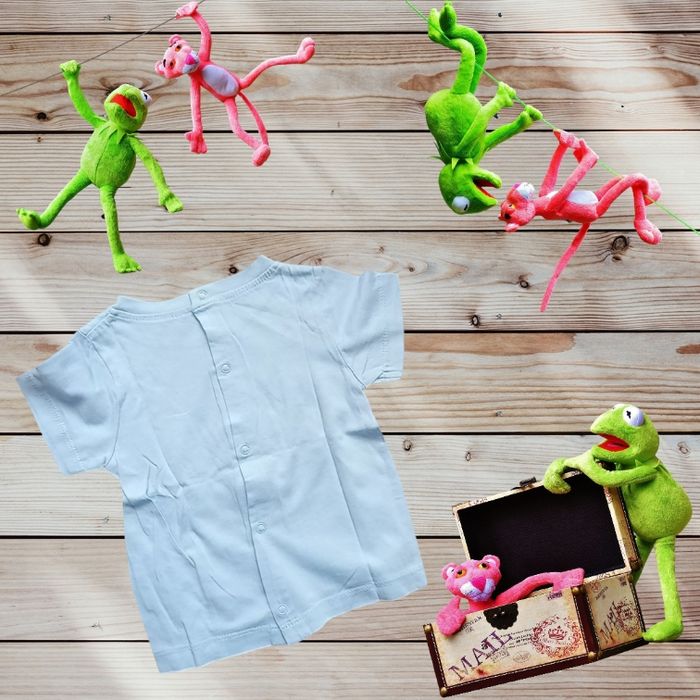 T-shirt été pour bébé garçon taille 6 mois - photo numéro 2