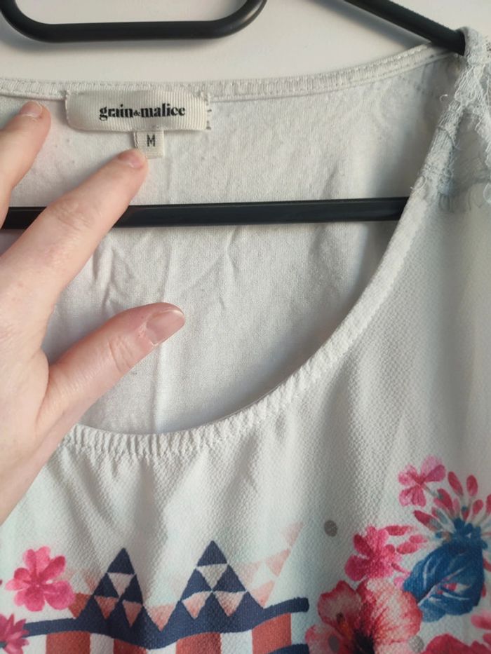 Blouse GDM fleurie - photo numéro 2