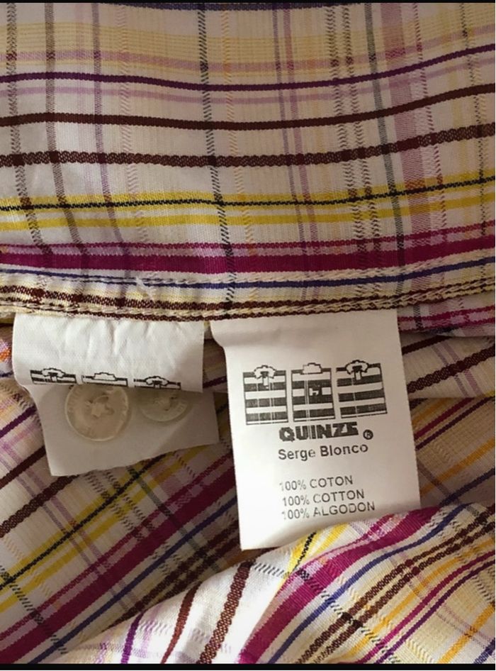 Chemise manches longues - Serge Blanco - taille L - photo numéro 5