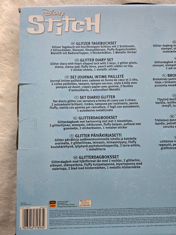 Coffret papeterie Stitch - photo numéro 2