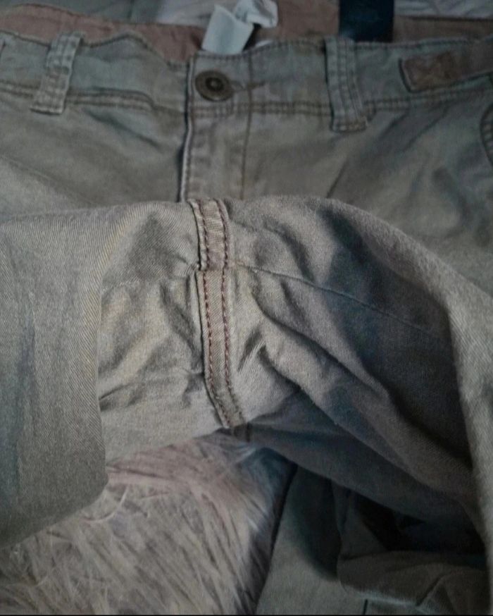 Jeans cargo kaki taille 42 - photo numéro 5
