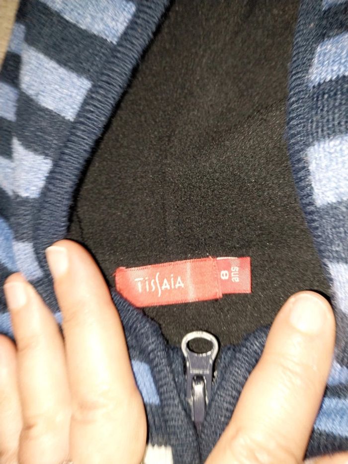 Gilet zippé garçon 8 ans tissaia - photo numéro 2