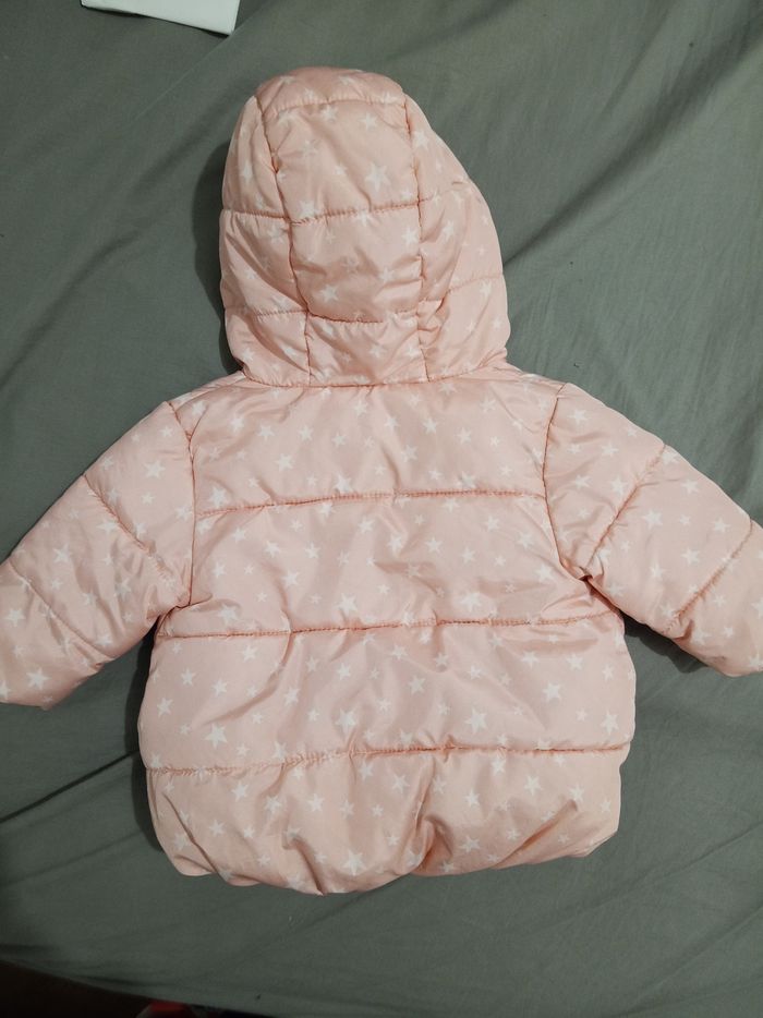 Manteau rose "étoile" _ 3 mois - photo numéro 3
