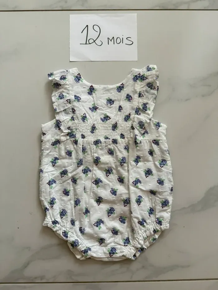 Barboteuse sergent major 12 mois