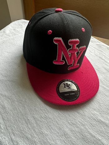 Casquette 🧢 NY Rose et Noir – Taille 58