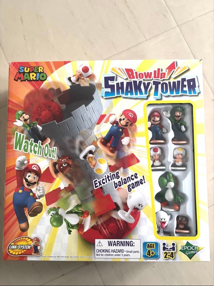 Jeu Mario shaky tower neuf