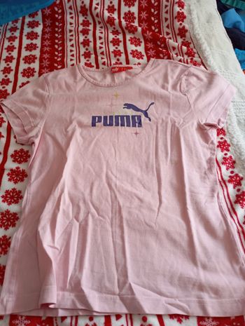 Tee-shirt puma rose 