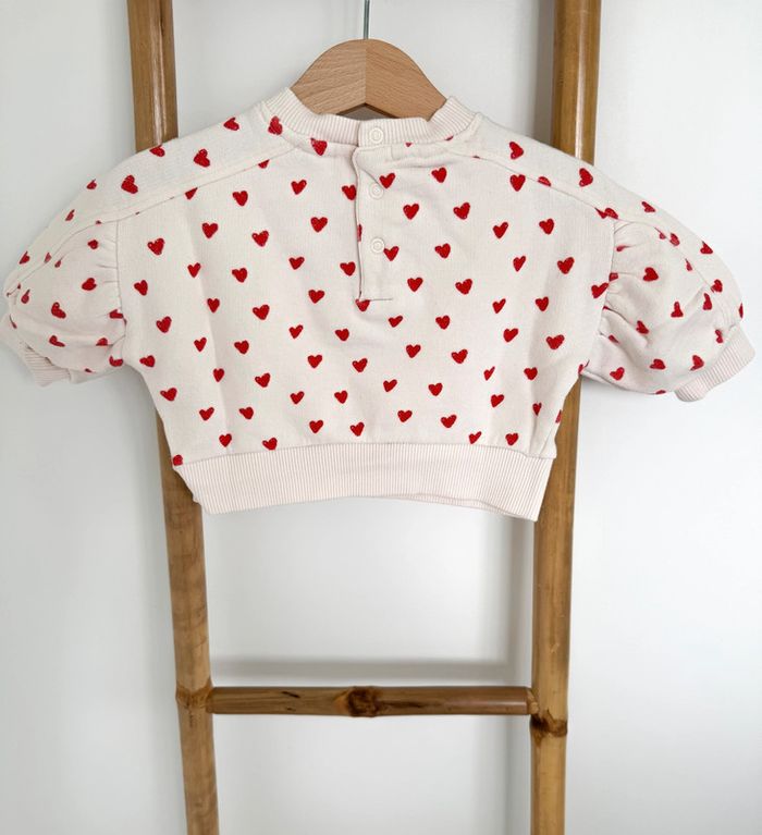 Sweet blanc motifs coeurs Bout'chou Taille 6 mois. - photo numéro 3