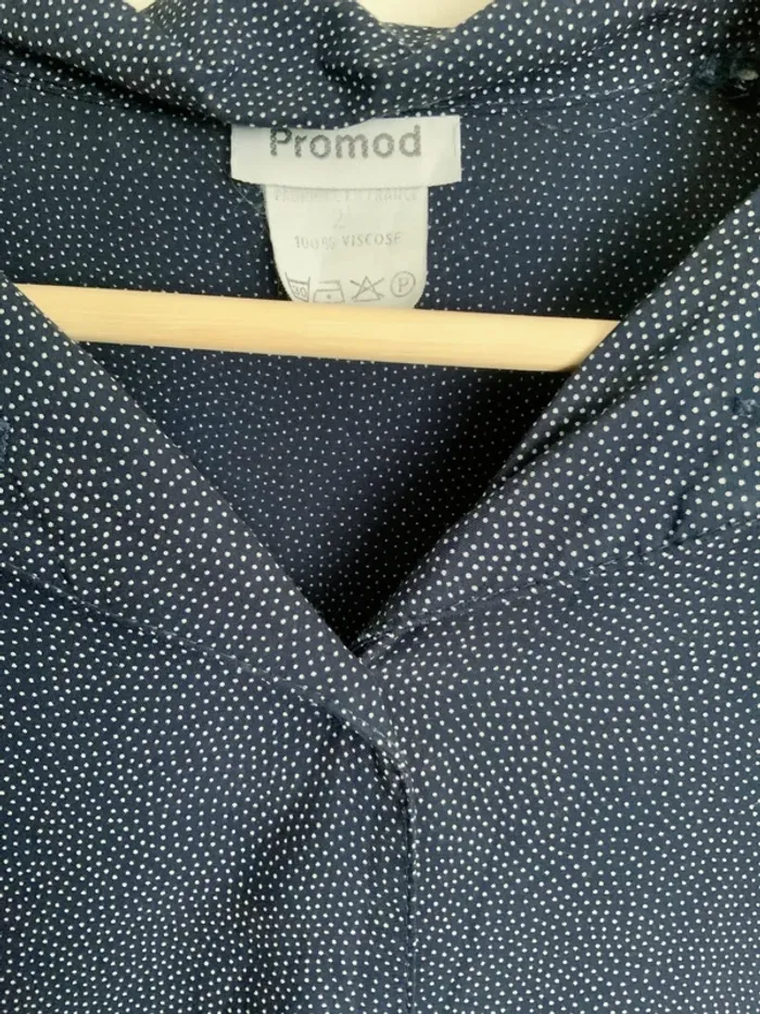 Chemise vintage bleu Promod taille 42 - photo numéro 3