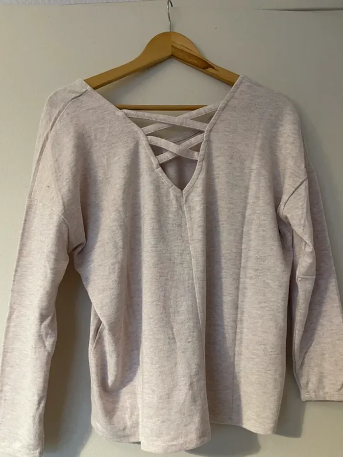 Pull rose pale - photo numéro 3
