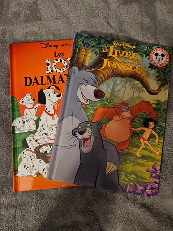 Lot de 2 livres Disney