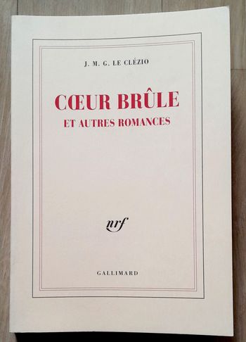 J.M.G. Le Clézio - coeur brûle et autres romances