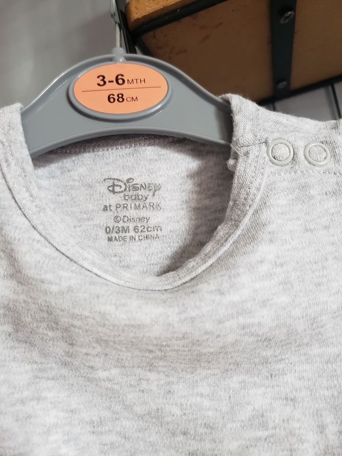 Lot de 2 bodys 🎀 Disney baby et gemo 3 mois 3€ - photo numéro 3