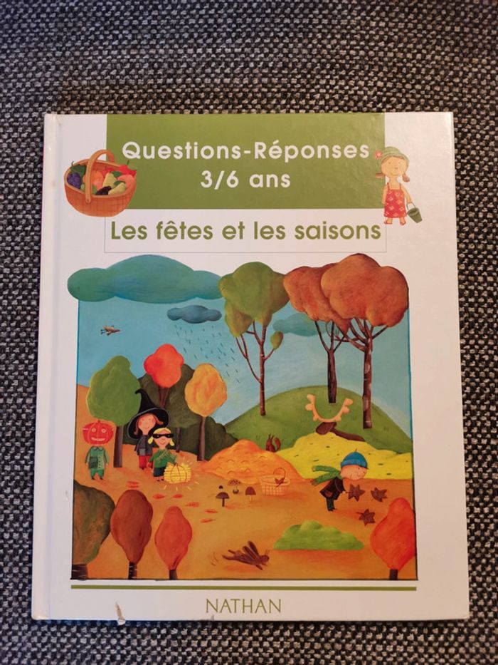 Livre questions réponses 3/6 ans les fêtes et les saisons