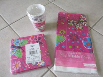 Kit goûter anniversaire papillons