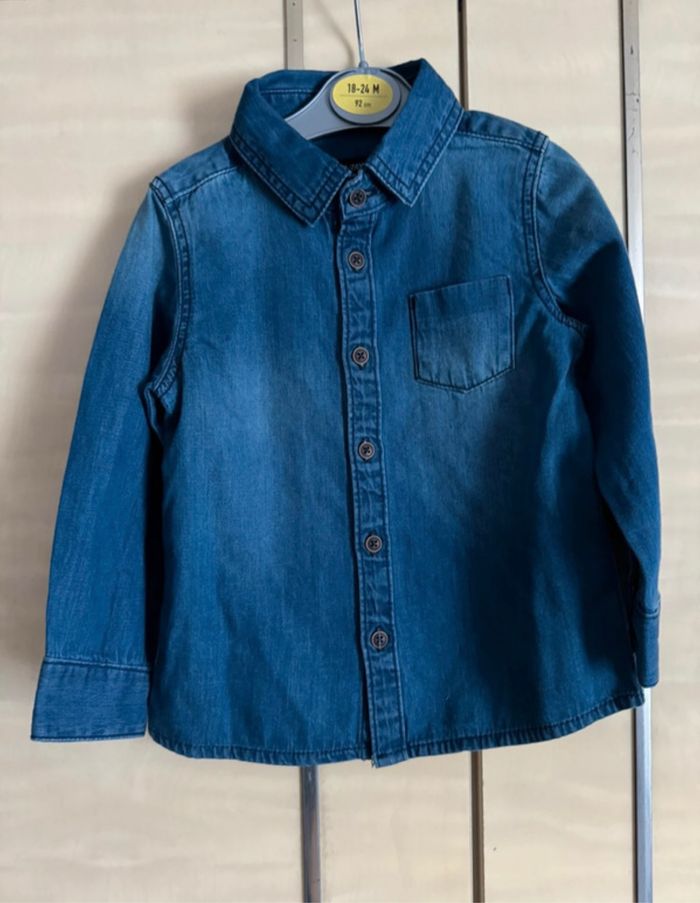 Chemise en jeans garçon