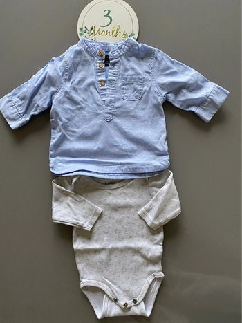 Lot chemise body 3 mois
