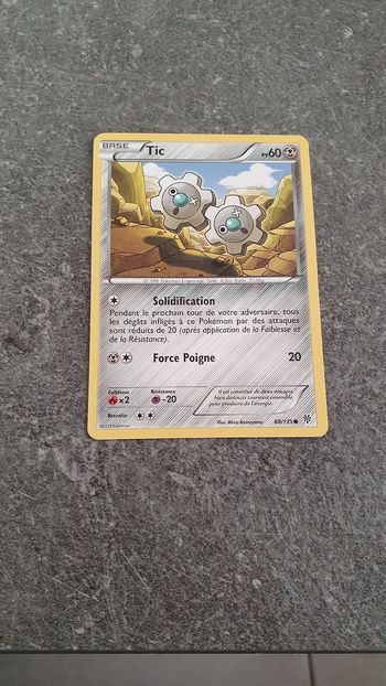 Carte Pokemon Tic