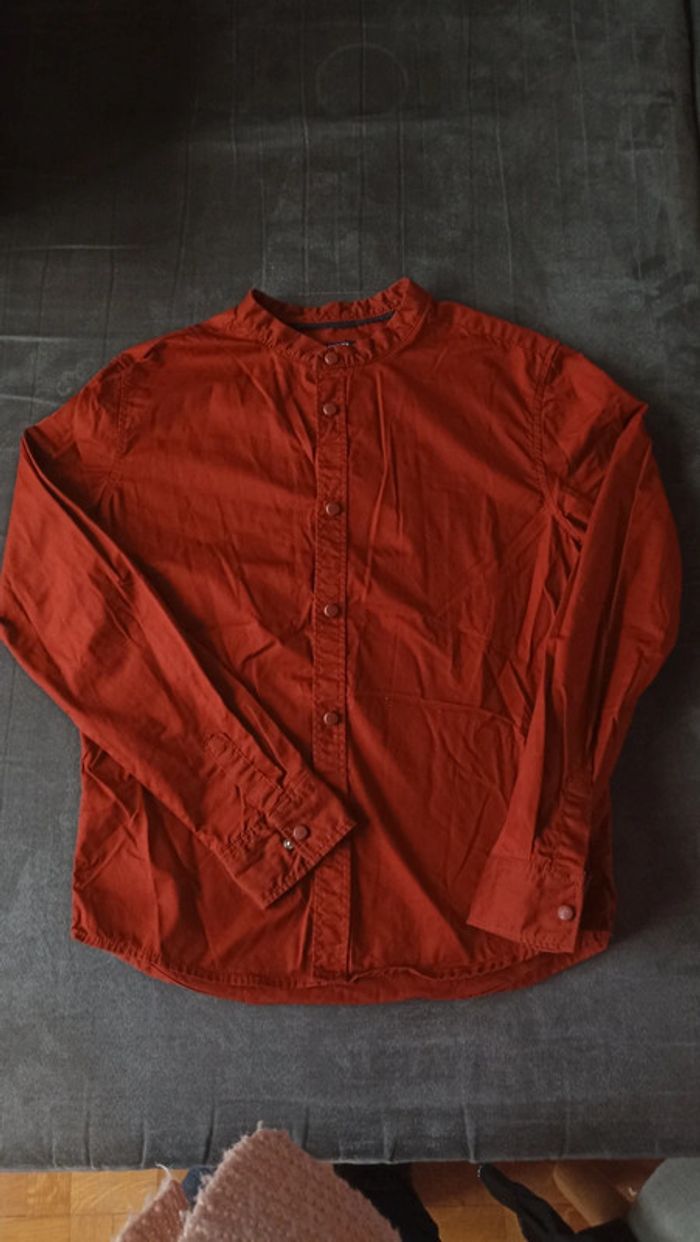 Chemise bordeau