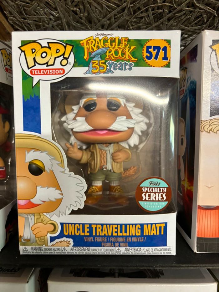 Funko Pop Fraggle Rock 35 years : Uncle Travelling Matt #571