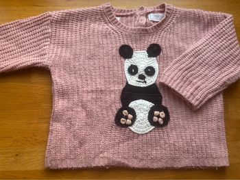 Pull maille mango 9/12 mois 80 cms fille