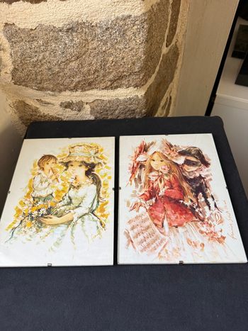 Magnifique lot de deux impressions 