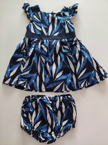 Ensemble bleu 9 mois 