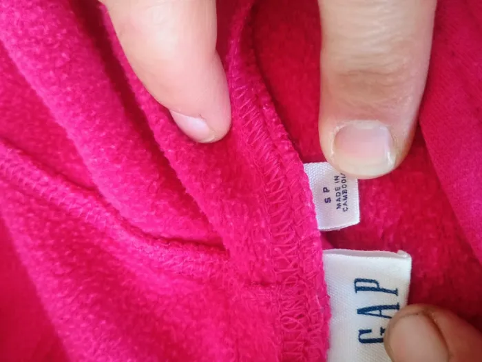 Sweat à capuche GAP rose S - photo numéro 6