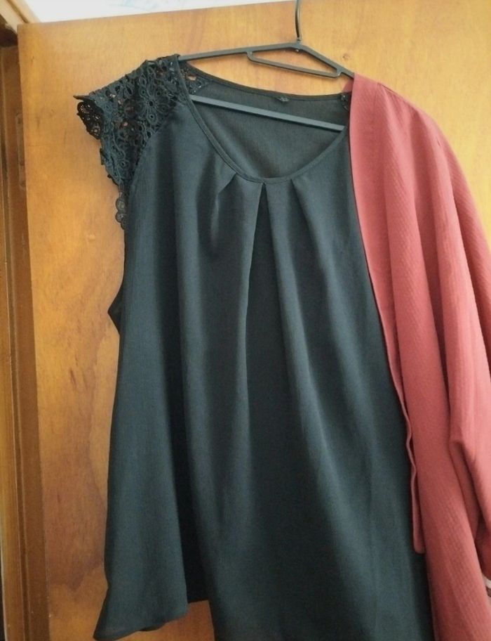 Gilet kimono camaïeu - photo numéro 6