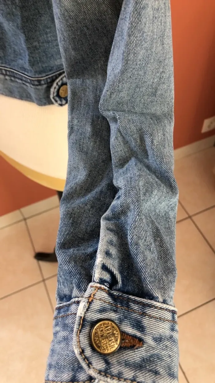 Veste en jean Zara - photo numéro 4
