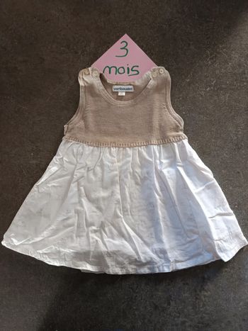 Robe été bi matière 3 mois