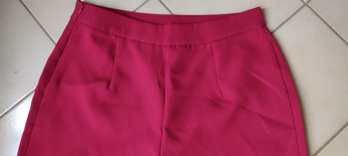 Pantalon femme rouge foncé - photo numéro 2