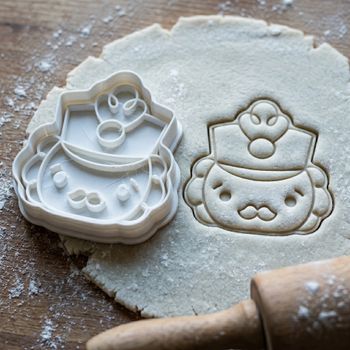 Emporte-pièce Casse-Noisette Kawaii - Découpoir Biscuit Sablé Pâte à Sucre Noël