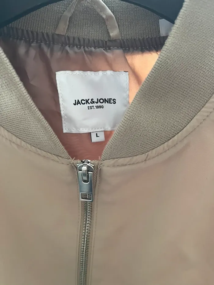 Veste beige Jack and Jones - photo numéro 2