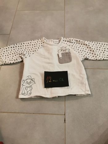 Tee-shirt manche longue 12 mois Disney