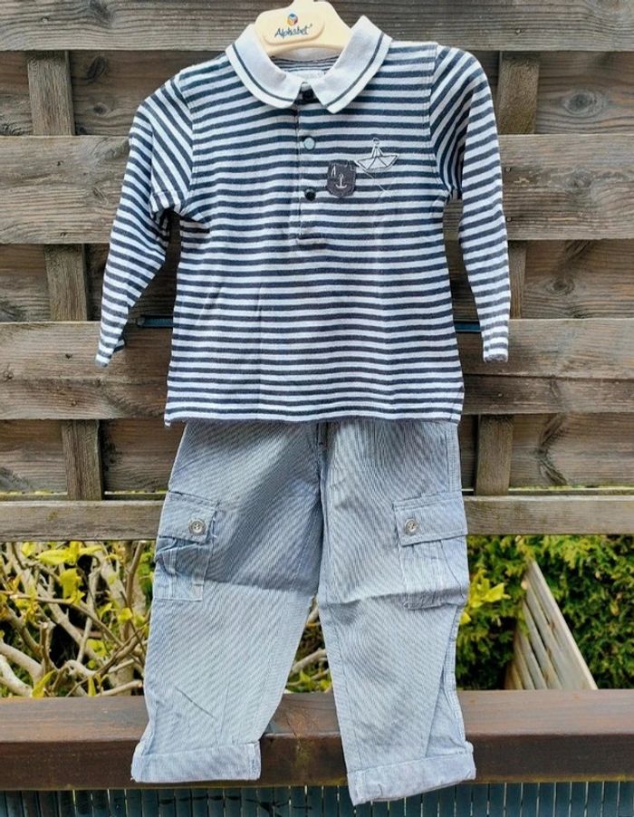 Ensemble printemps été garçon 24 mois