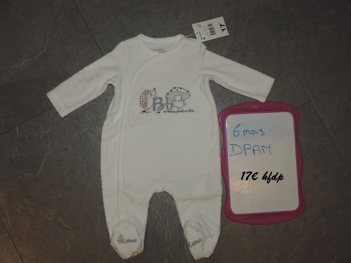 pyjama DPAM taille 6 mois neuf