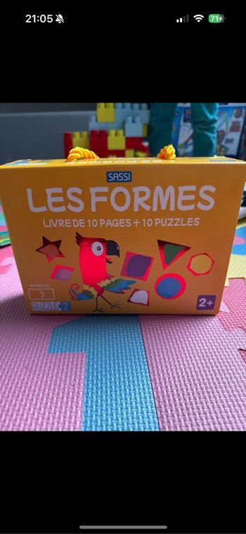 Puzzle livre les formes