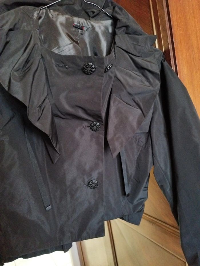 Veste bombers noire col rond vintage M/38 y2k - photo numéro 7