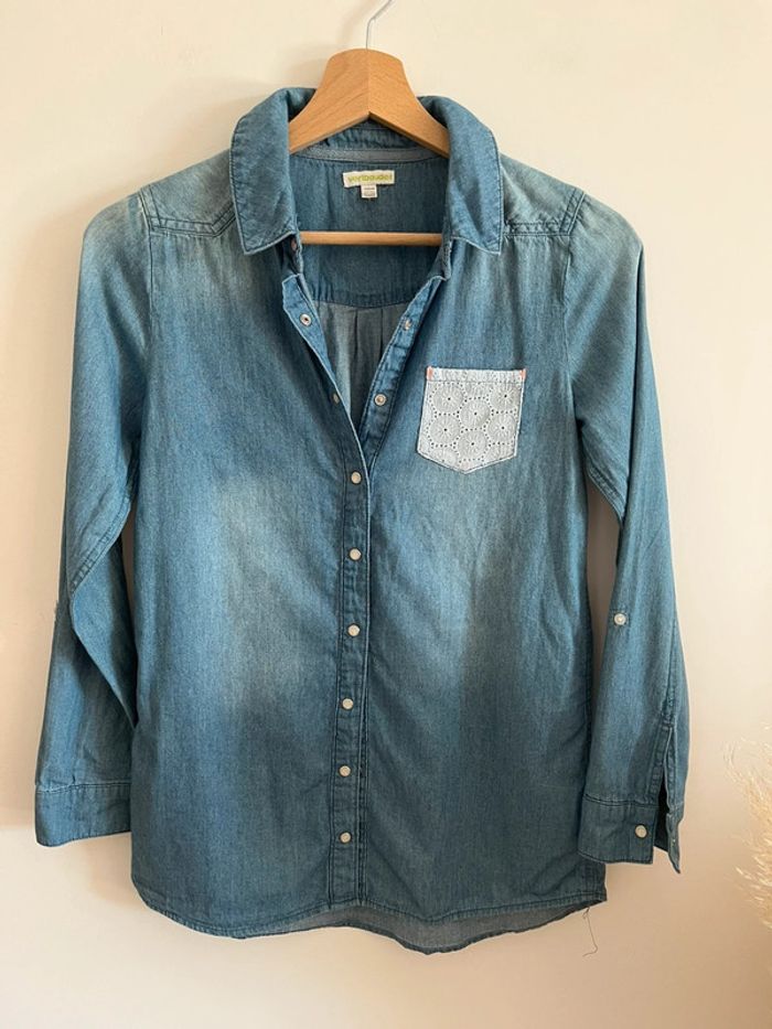 Chemise en jean Vertbaudet