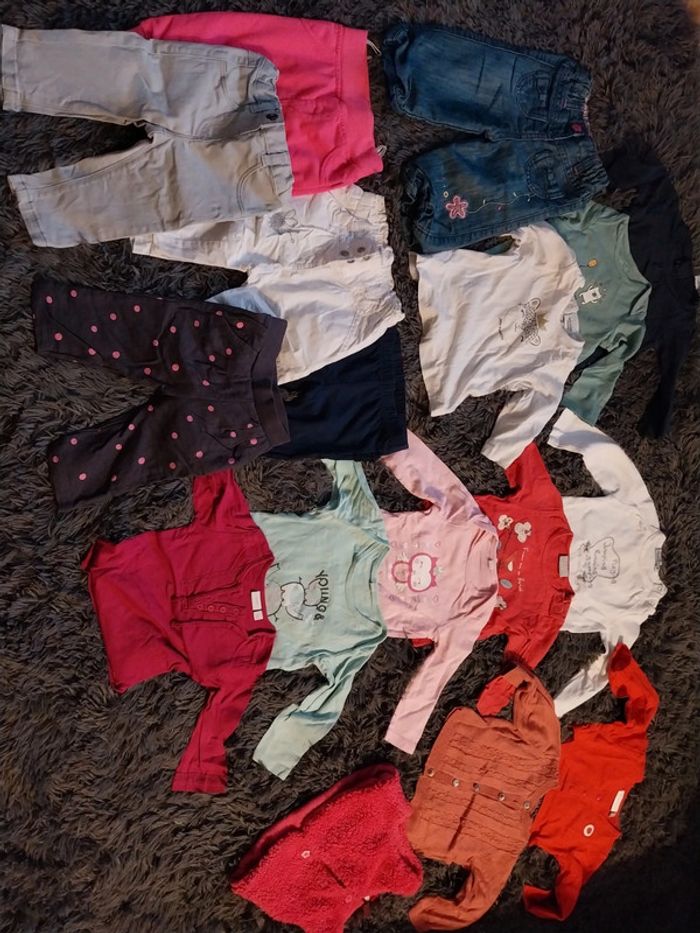 Lot fille 6 mois taille 68 - photo numéro 2