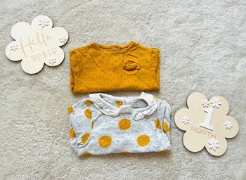 Lot teeshirt 1 mois