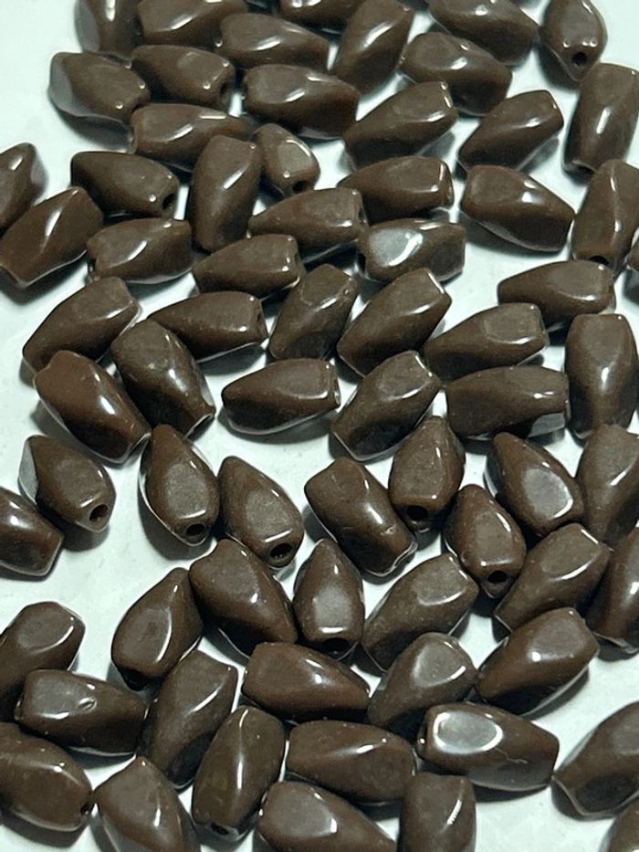 A738, Perles dents de lait chocolat en émail de Briare en vrac