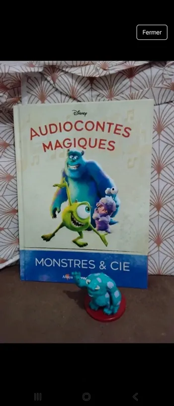 Livre+Figurine 22 audioconte magique altaya deagostini disney magic audio conte compte