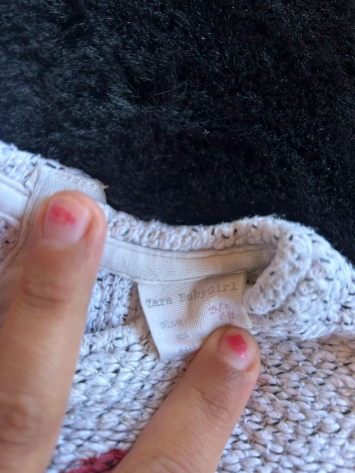🌸Pull Zara 3/6 mois 🌸 - photo numéro 2